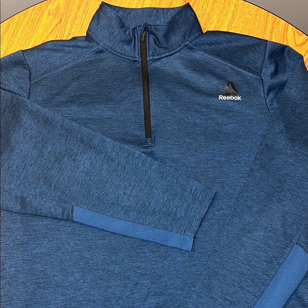 Reebok Men's Blue Speedwick Quarter Zip